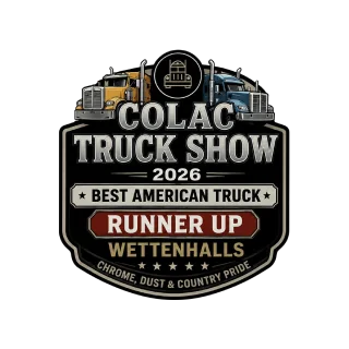 Colac Truck Show 2026 — Best American Truck Runner Up — Wettenhalls