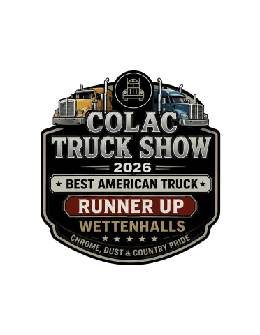 Colac Truck Show 2026 — Best American Truck Runner Up — Wettenhalls