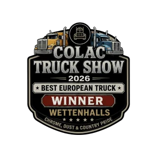 Colac Truck Show 2026 — Best European Truck Winner — Wettenhalls
