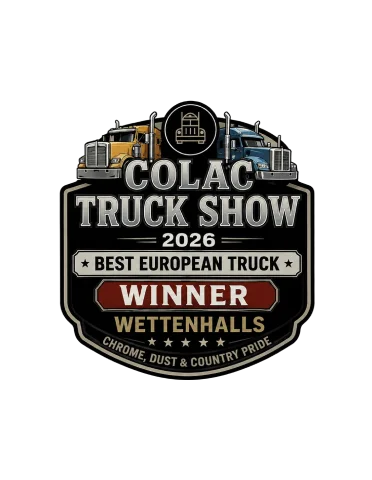 Colac Truck Show 2026 — Best European Truck Winner — Wettenhalls